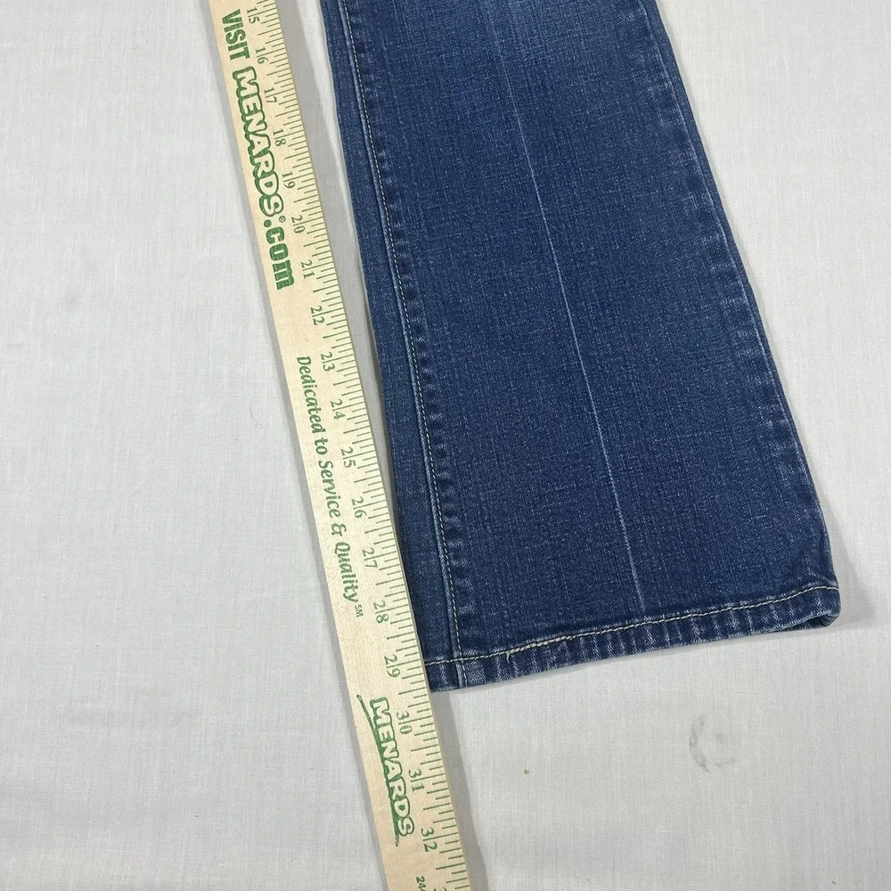 Levis 545 Low Boot Cut Jeans Womens Size 4M Blue Stretch Denim